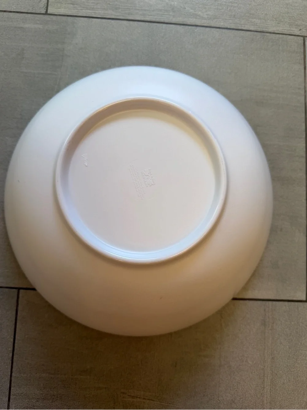 NWT Large Green Floral Melamine Serving Bowl for indoor & outdoor use, Fun too!